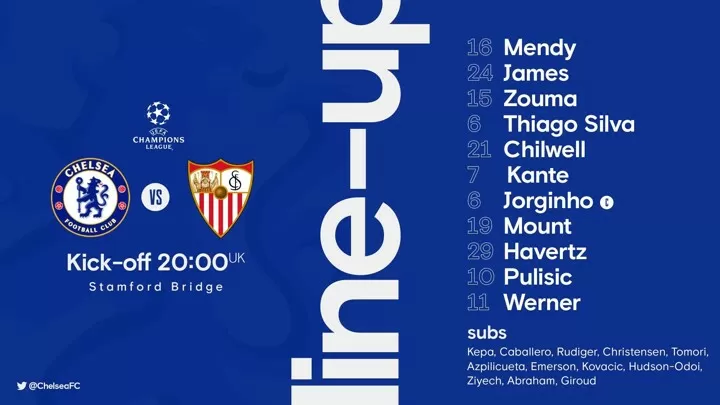Chelsea vs store sevilla live