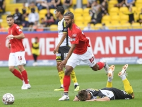 Mehdi Carcela auteur d'un beau but contre Lokeren
