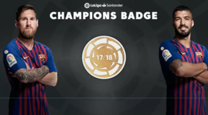 Barca champions badge evokes similarities with the IPPT one All Football