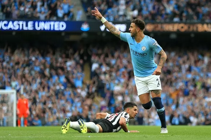 Man City 2 1 Newcastle Kyle Walker S Rocket Fires Dominant Citizens Back To Winning Ways All Football