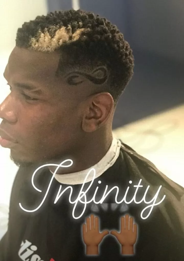 Man Utd Star Paul Pogba Shows Off New Infinity Haircut All Football