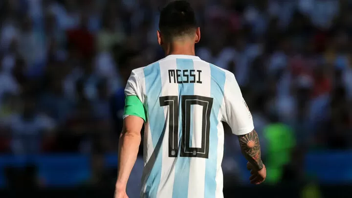 lionel messi jersey no