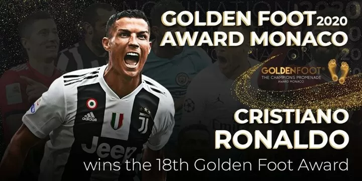 OFFICIAL: Cristiano Ronaldo won 2020 Golden Foot award| All Football