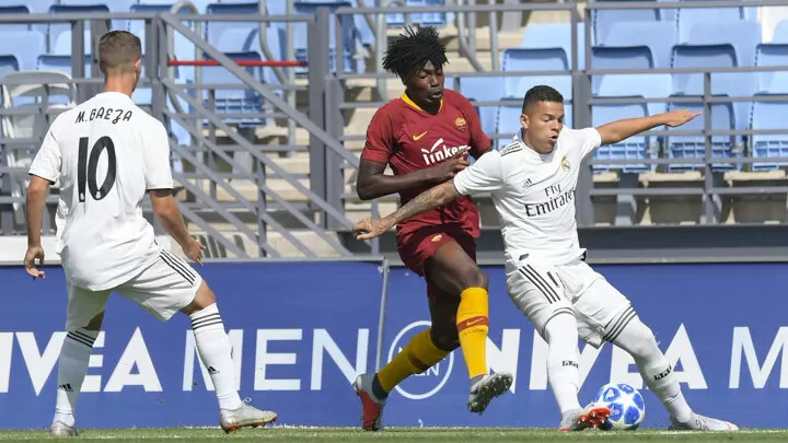 Real Madrid S Youngsters Ease Past Roma In First Uefa Youth League Match All Football