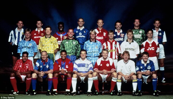 Premier League 92 93 kit makers No sign of Nike and Umbro