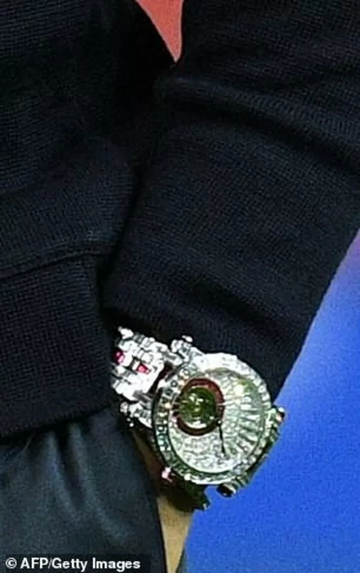 Cristiano ronaldo deals diamond watch