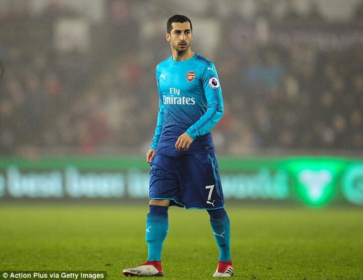 Why Henrikh Mkhitaryan will not be wearing Arsenal's number 7