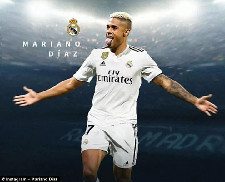 Mariano diaz jersey sales