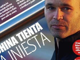 Los ofertones chinos a Iniesta, exclusiva MD de hace dos meses