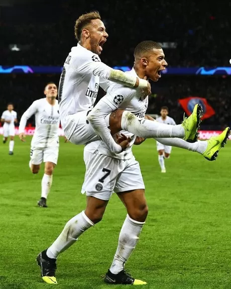 Neymar And Mbappe S New Celebration Against Liverpool All Football