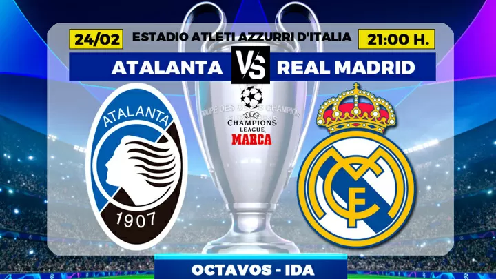 Real madrid vs online atalanta live