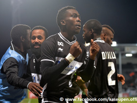 Eric Ocansey on target as Eupen edge Lokeren 3-2 in Belgian top-flight