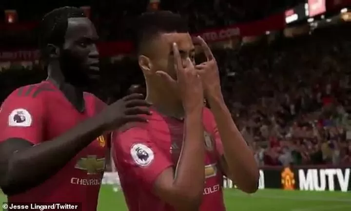 Lingard Happy His Trademark Celebration Finally Included In Fifa19 All Football