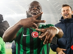 Elvis Manu leads scorers chart for relegation-bound Akhisarspor in Turkey