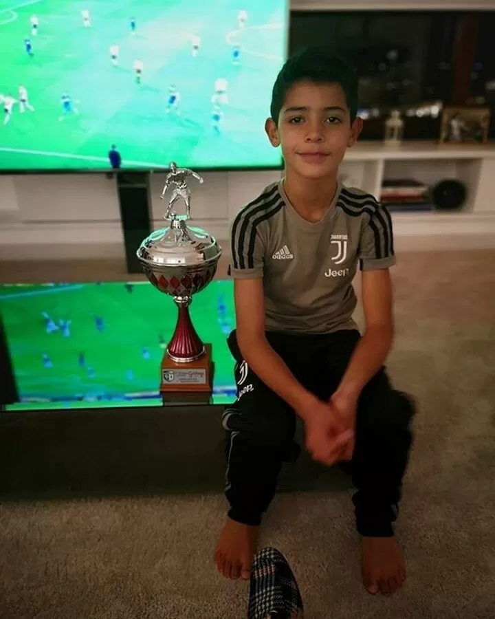 Ronaldo congratulates his son on winning first trophy for Juventus U9 side All Football