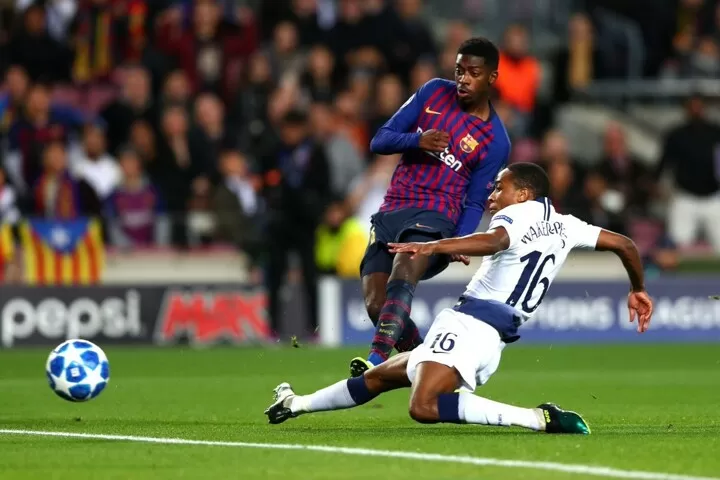 Who Is Man Of The Match In Barca Vs Tottenham Dembele Cillessen Or Lucas All Football