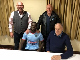 New Edubiase United striker Abdul Basit joins Irish side Ballymena United