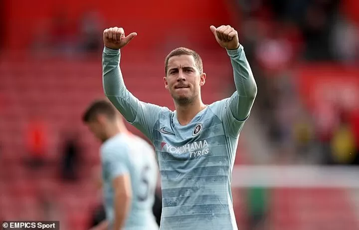 Chelsea third top kit hazard