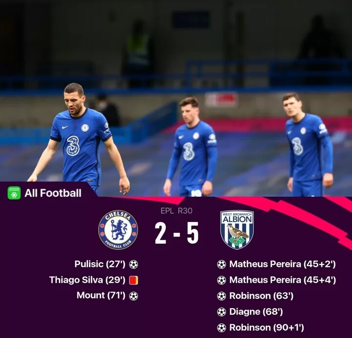 West bromwich chelsea sales