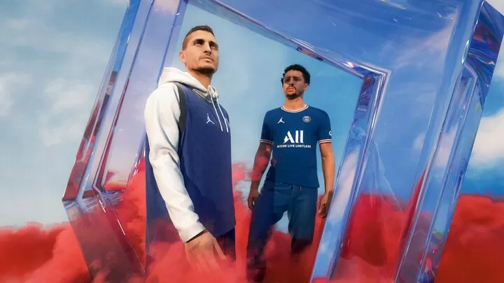 Mbappe models new PSG home kit for the 2021 22 season All Football