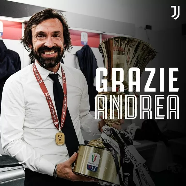 OFFICIAL: Andrea Pirlo has sacked Juventus| All