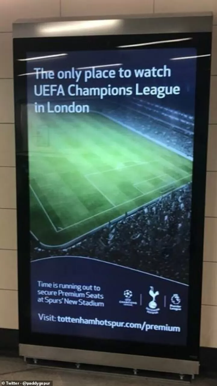 Only place to watch UCL in London