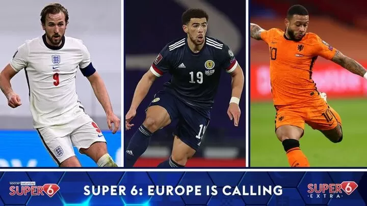 Super 6 England Scotland to earn favourable results in Euro 2020 openers All Football