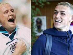 Foden se tiñe el pelo y ya le comparan con Gascoigne
