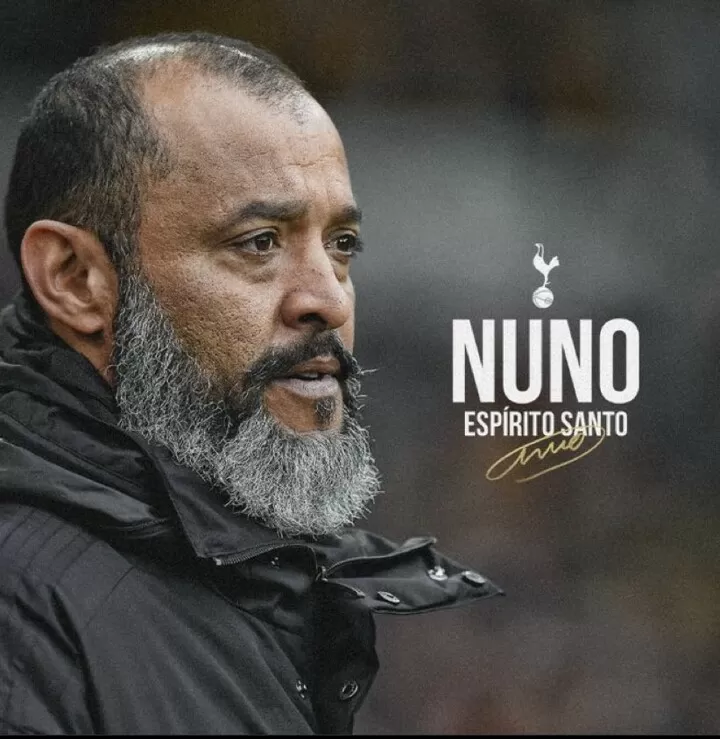 Tottenham confirm Nuno Espirito Santo as new head coach on two