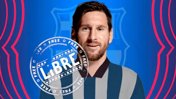 Lionel Messi s Barcelona contract has expired he is a free agent