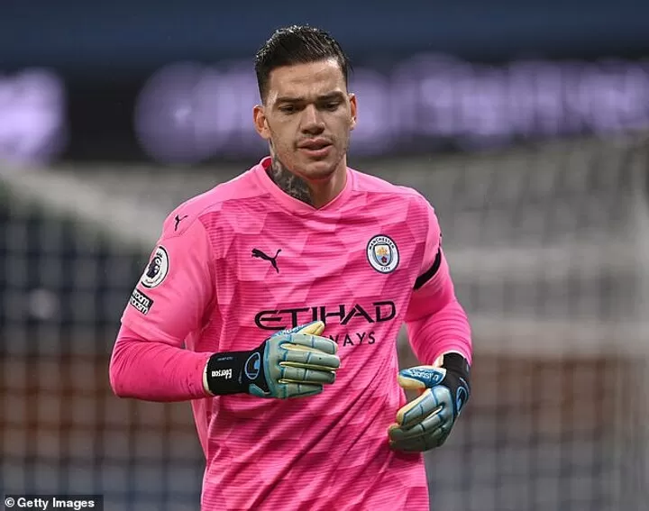 Man city sale ederson kit