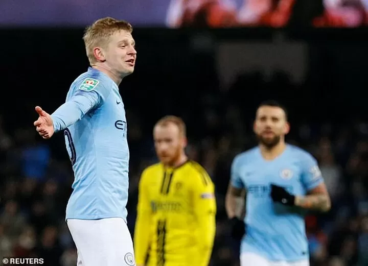 We Wanted More Zinchenko Admits Man City Were Intent On More Damage All Football