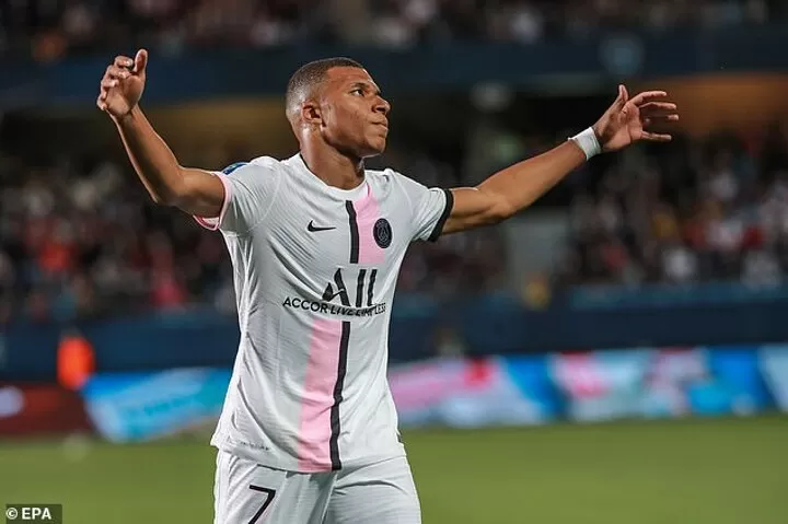 Mbappe white psg shop jersey