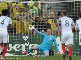 Sweden U21 0-0 England U21: Pickford saves late penalty in Euro opener