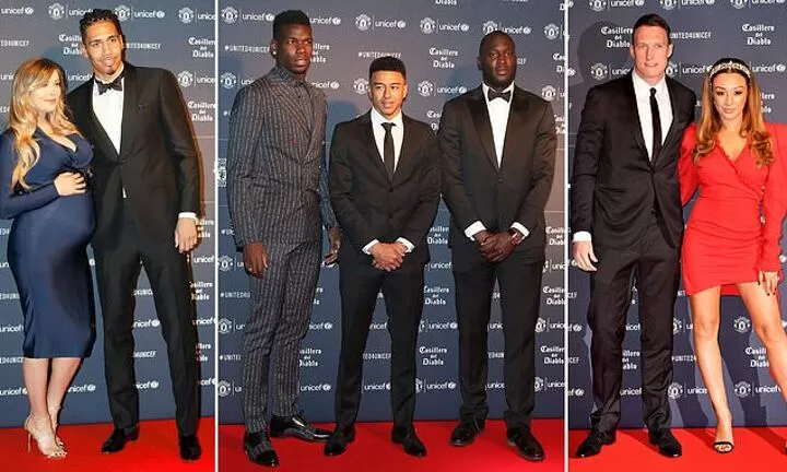 Manchester United Stars At Unicef Gala Dinner To Celebrate Its 20th Anniversary All Football