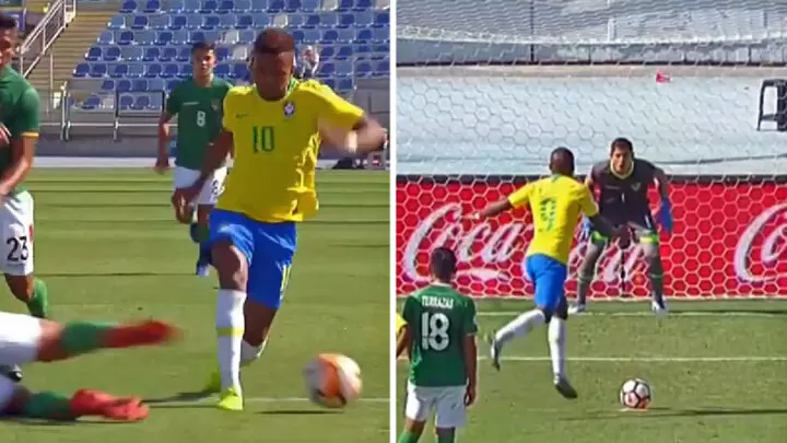 Rodrygo Wins A Penalty To Help Brazil To Victory All Football