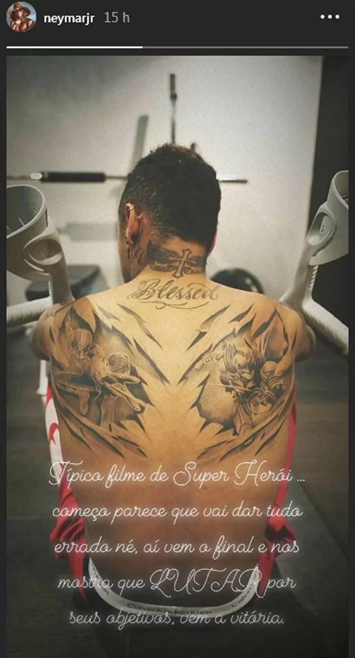 Neymar Turns To The Spider Man And Batman As He Recovers From