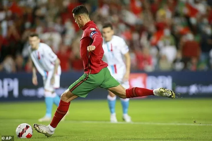 Football Qatar on X: Cristiano Ronaldo scored another hattrick as Portugal  eased to a 5-0 victory over Luxembourg, but Serbia still on top of the  group with a one-point advantage after beating