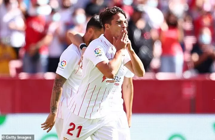 Sevilla go second as Oliver Torres Marco van Basten esque volley