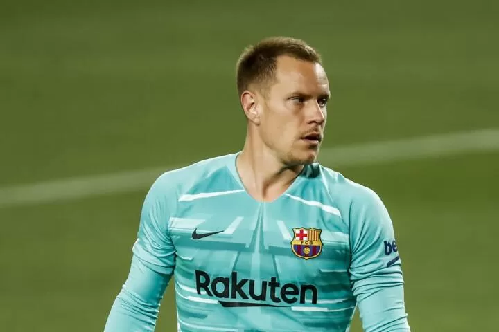 No1 Ter Stegen Black Goalkeeper Jersey