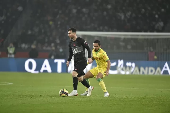 Messi scores 1st goal in Ligue 1 as 10-man PSG defeats Nantes