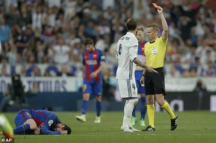 Watch Lionel Messi meet new PSG team-mates as Sergio Ramos makes light of  fierce El Clasico rivalry