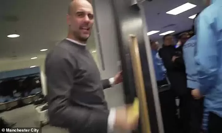 Inside Man City S Dressing Room Celebrations After Wembley Win Over Chelsea All Football
