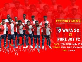 WAFA line up friendly with Pure Joy FC on Wednesday
