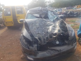 New Edubiase United vice president Alex Ackumey narrowly escapes death in horrific car crash