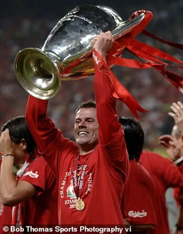 Jamie carragher liverpool sale champions t shirt