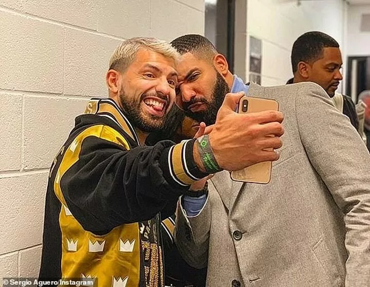 Aguero attends Drake concert and poses for a photo| All Football