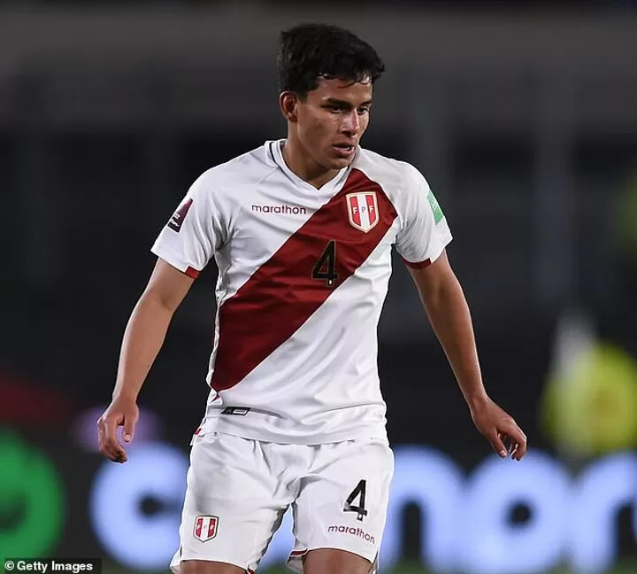 Arsenal are plotting a summer move for Peru defender Jhilmar Lora