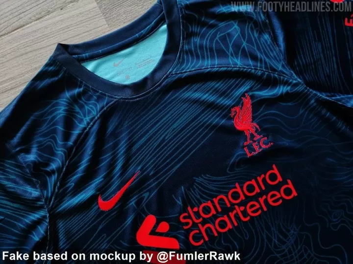 Liverpool leaked third kit online