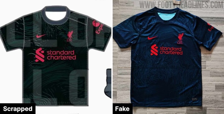 Photo) Reported Liverpool third kit for 22/23 season